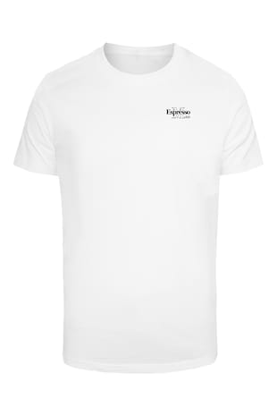 Mister tee Tricou din bumbac Espresso Club, Alb