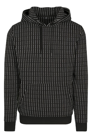 Mister tee Hanorac unisex din amestec de bumbac cu model text, Negru