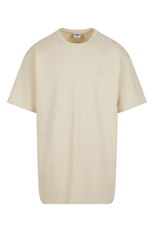 Urban Classics Tricou supradimensionat cu maneci cazute, Maro nisip