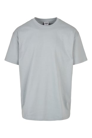 Urban Classics Tricou supradimensionat cu maneci cazute, Gri cenusiu
