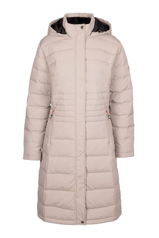 Bitsy pihével bélelt hosszú télikabát