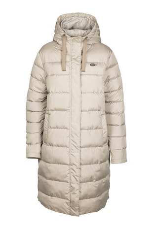 Hosszú steppelt télikabát