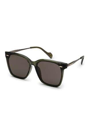 AVANT-GARDE PARIS Ochelari de soare patrati, Verde masliniu