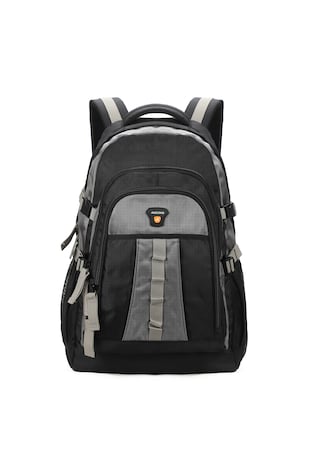 Aoking Rucsac din material textil cu barete multiple, Gri