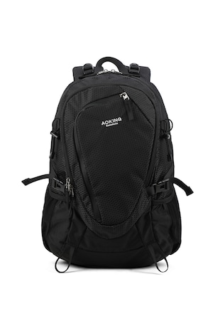 Aoking Rucsac cu buzunare exterioare, Negru