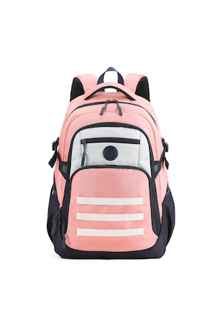 Aoking Rucsac unisex cu barete ajustabile cu amortizare, Roz