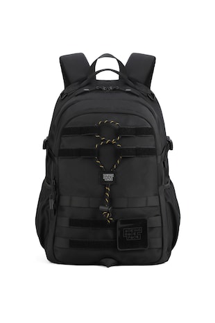 Aoking Rucsac unisex cu compartiment pentru laptop, Negru