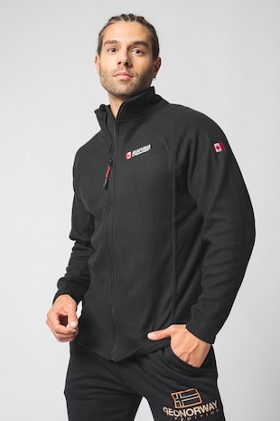 Anapurna Bluza de trening de fleece cu fermoar Tonneau, Negru