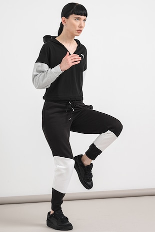 Puma Hanorac cu DryCell pentru antrenament, Negru/Gri melange/Alb optic