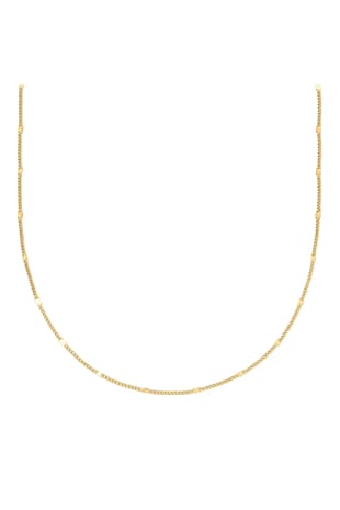 Eastside Colier placat cu aur de 14k, Auriu