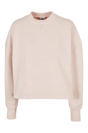 Urban Classics Bluza de trening cu maneci cazute, Roz pal