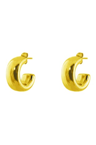 OXETTE Loisir by Cercei de otel inoxidabil placati cu aur de 18K, Auriu