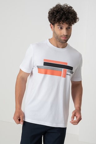 Glamping kerek nyakú lyocelltartalmú póló