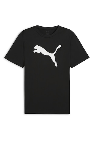 Puma Tricou cu imprimeu logo, Negru