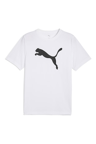 Puma Tricou cu imprimeu logo, Alb