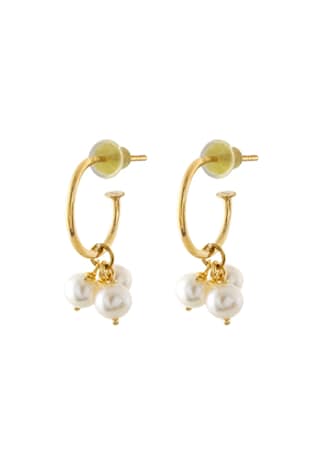 Loisir by Oxette Cercei din argint veritabil placati cu aur de 18K