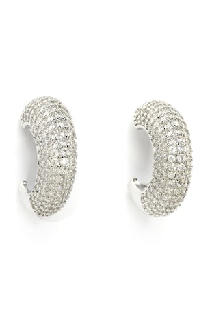 AVANT-GARDE PARIS Cercei Twinkling Dainty, Argintiu/Transparent