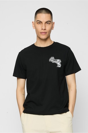 Mister tee Tricou regular fit din bumbac, Negru