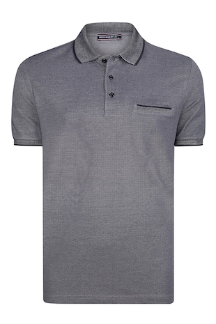 Felix Hardy Tricou polo din amestec de bumbac, Gri inchis