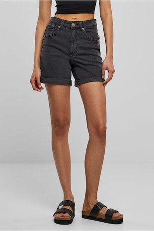 Urban Classics Blugi scurti din amestec de bumbac organic, Gri antracit