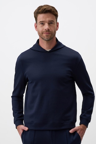 JIMMY KEY Hanorac regular fit, Bleumarin