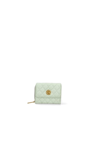 Pierre Cardin Portofel matlasat cu fermoar, Verde