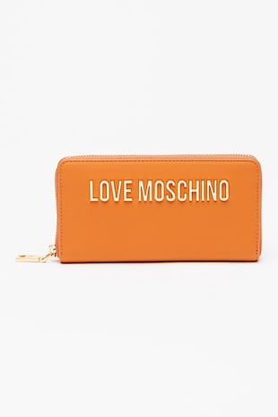 Love Moschino Portofel cu fermoar - 648744, Caramel, 10x19x2