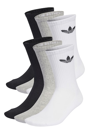 Hosszú szárú uniszex logós zokni szett - 6 pár