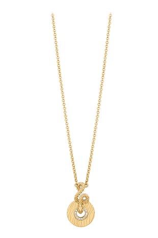 JUST CAVALLI Colier cu cristale, Auriu