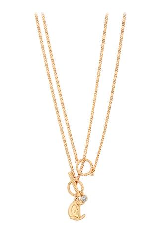 JUST CAVALLI Colier cu cristale, Auriu