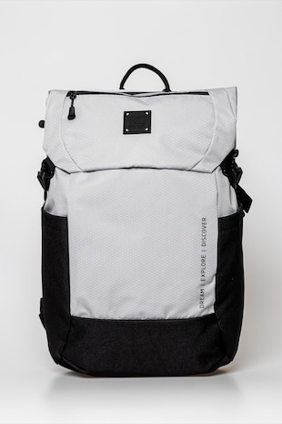 Heavy Tools Rucsac unisex Egan, Negru/Gri deschis