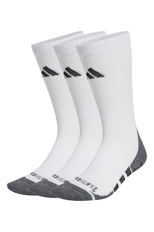 adidas Performance Set de sosete pentru fitness - 3 perechi, Negru stins/Alb optic