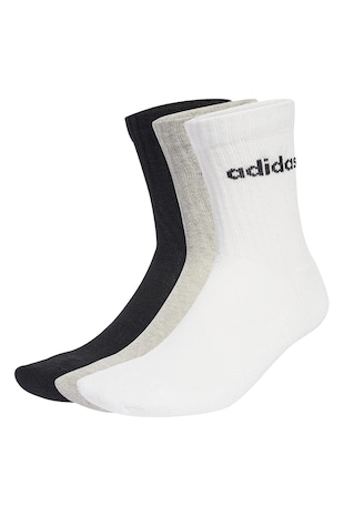 adidas Performance Set de 6 perechi de sosete, Negru/Alb optic/Gri deschis melange