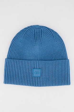 Tom Tailor Caciula striata Cosy, Albastru prafuit