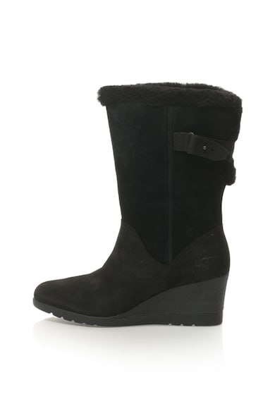 Cizme medii de piele cu platforma UGG (1017422-BLK ... Cizme medii de piele