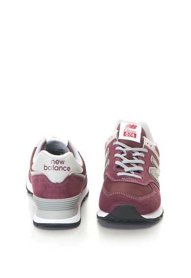 New Balance Pantofi sport de piele intoarsa cu aplicatie logo 574 Barbati