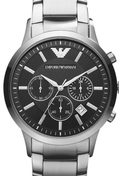 Emporio Armani Часовник с хронограф и метална верижка Мъже