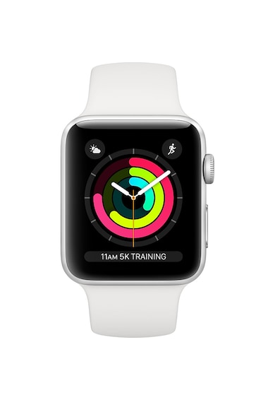 Apple Смарт часовник  Watch 3, GPS, Корпус 38 мм, White Sport Band Жени