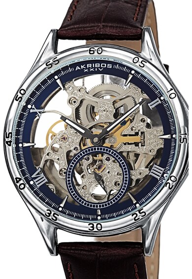 AKRIBOS XXIV Автоматичен часовник с видим механизъм Мъже