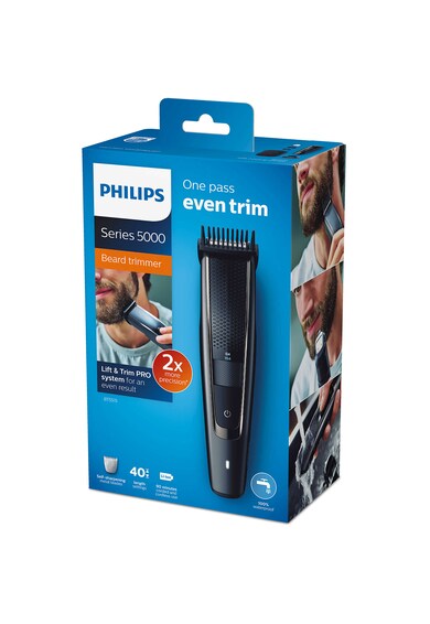Philips Aparat de tuns barba  BT5515/15, 40 de setari, 0.4-20 mm, husa, Negru Barbati