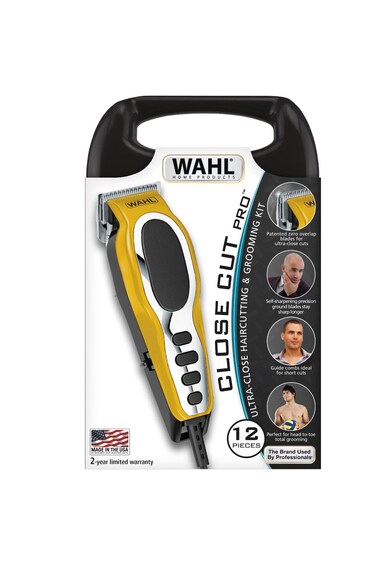 Wahl Машинка за подстригване  CloseCut, 1.5 - 13 мм, 6 Аксесоара, Жълта Мъже