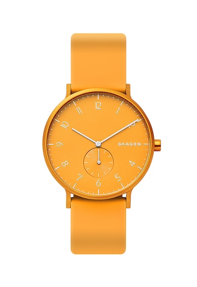 Skagen Унисекс часовник Aaren Kulor със силиконова каишка Жени
