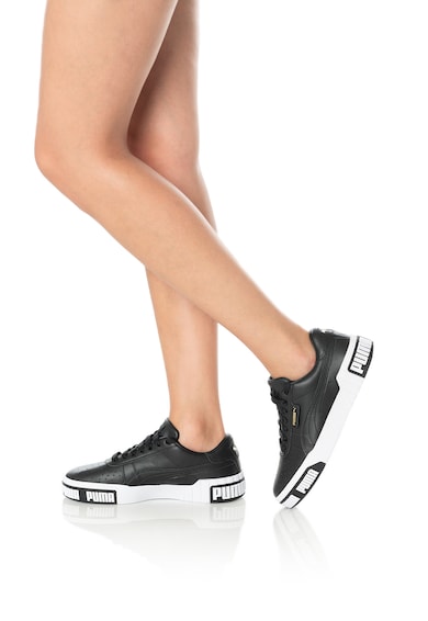 Puma Cali Bold bőr sneaker dombornyomott logóval női