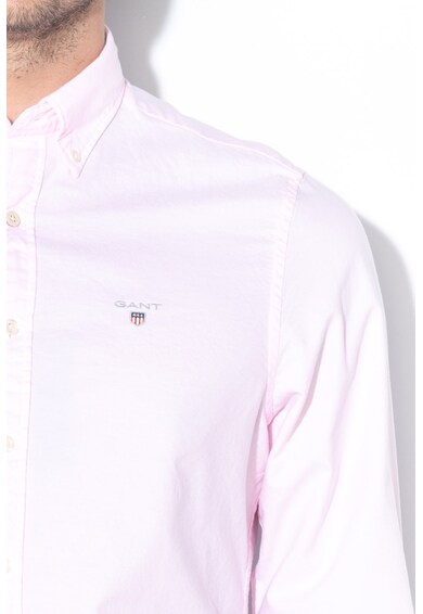 Gant Риза по тялото с копчета и бродирано лого Мъже