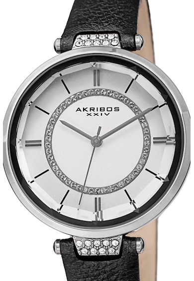 AKRIBOS XXIV Овален часовник с кристали Жени