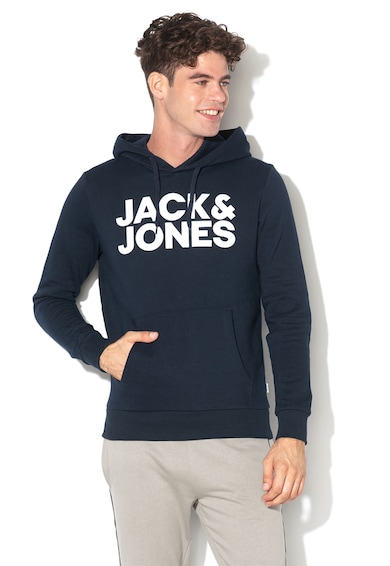 Jack & Jones Худи с джоб кенгуру и лого Мъже