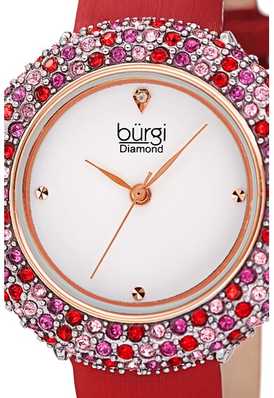 BURGI Часовник с кристали Swarovski® и 1 диамант Жени