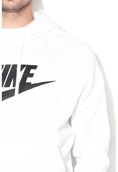 Nike Sportswear Club logómintás kapucnis pulóver kenguruzsebbel férfi