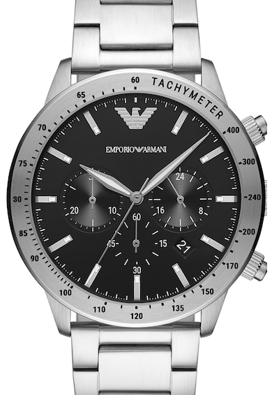 Emporio Armani Часовник с метална верижка и хронограф Мъже