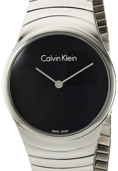 CALVIN KLEIN Овален часовник с метална верижка Жени